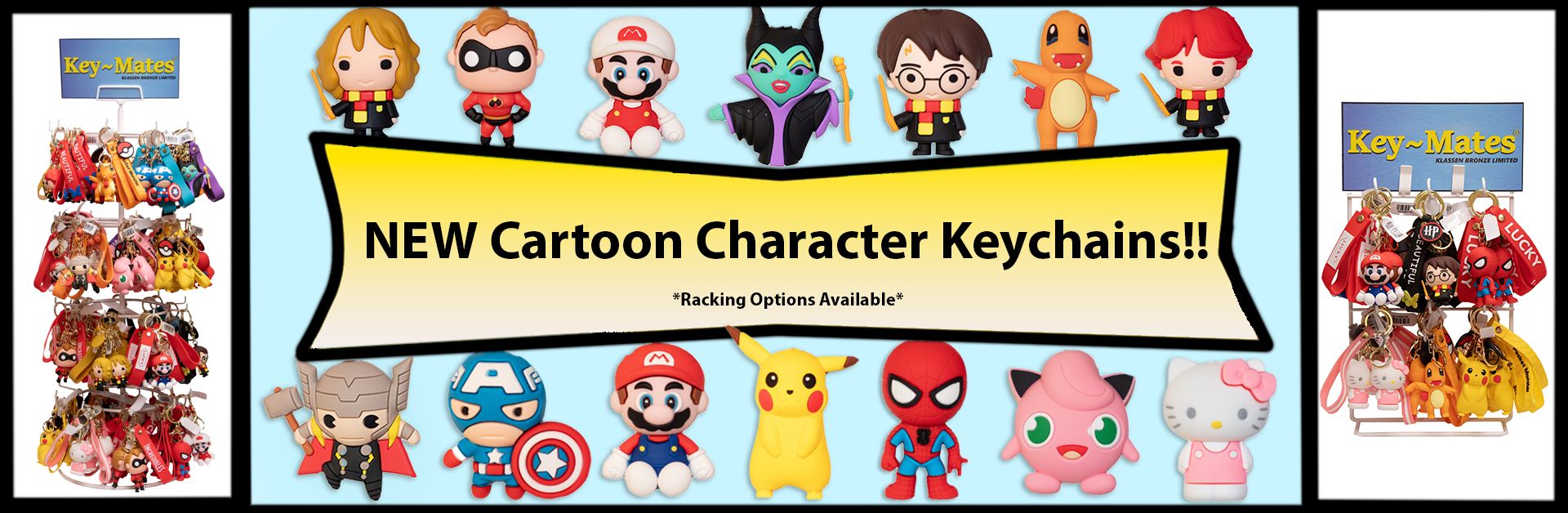 Cartoon Character Keychains