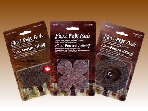 DARK - ADHESIVE FELT PAD