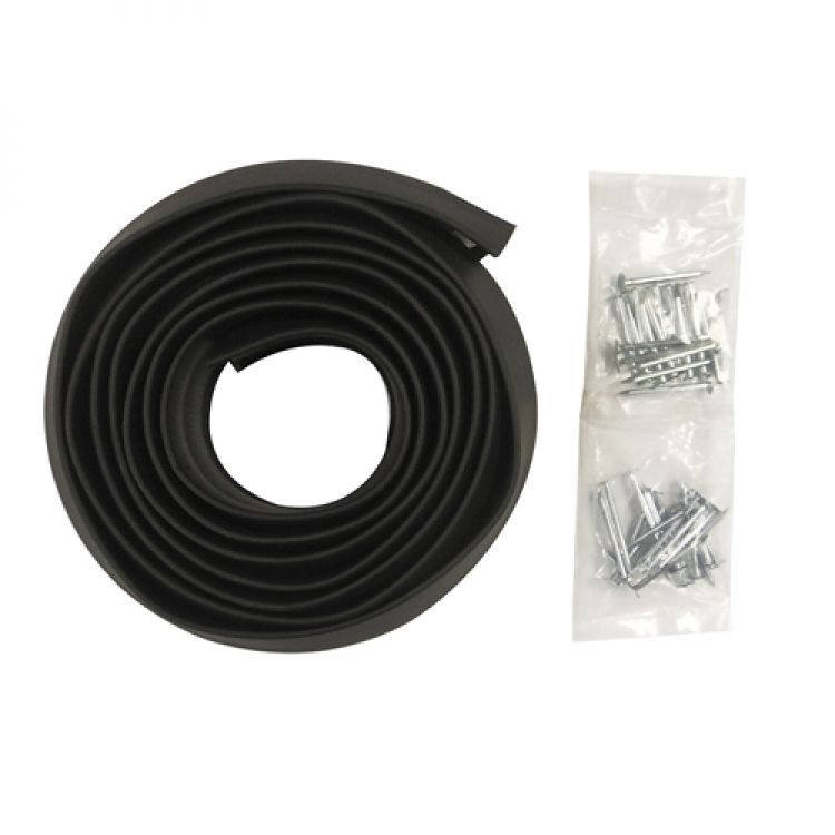 Weather Stripping G9AC EPDM RUBBER GARAGE DOOR BOTTOM KIT 21/4"X 9