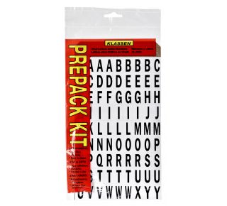 Product Name: 9112 1" LET/NUM B/W KIT