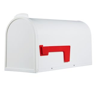 Product Name: Plastic Rural Mailbox White 7x10x19.5